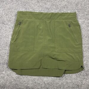 Athleta Olive Green Athleisure Skort Size 12 Tennis Golf Activewear Pickleball
